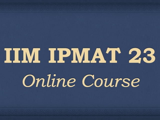 iim ipmat preparation online course