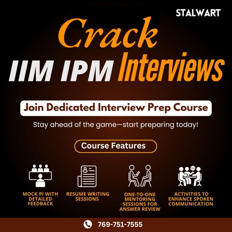 IIM IPM Interview Preparation