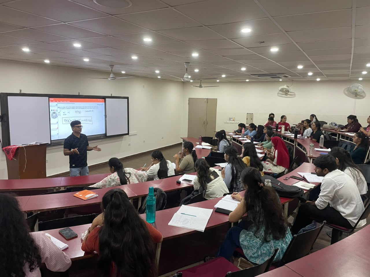 Campus Placement Training Program 1 Aptitude training session in progress with final-year students at a partner engineering college