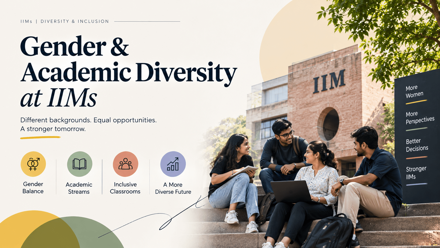 gender diversity at iim,academic diversity,iim diversity,iim selection