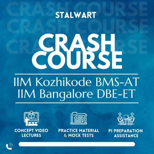 IIM B DBE-ET & IIM K BMS-AT Crash Course