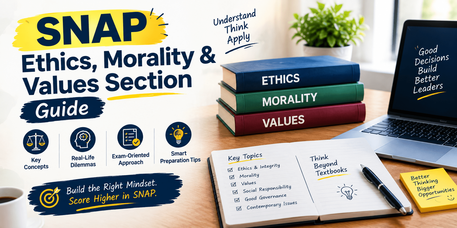 SNAP Ethics Morality Values section,snap test,snap exam,snap