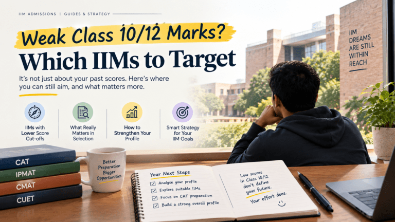 Weak Class 10/12 Marks? Which IIMs to Target 2 Weak class 10 or 12 marks