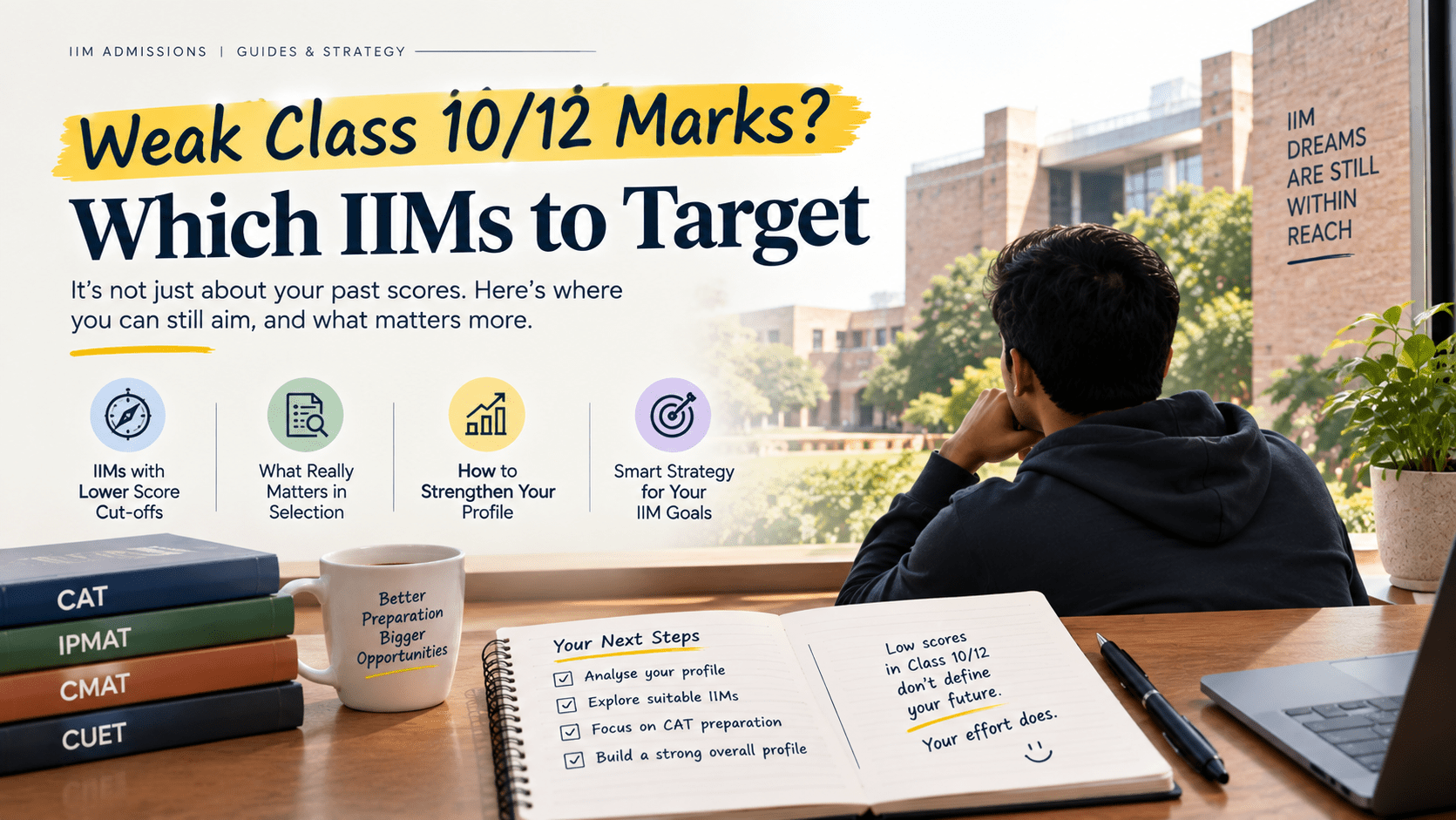 weak class 10 or 12 marks,mba admission