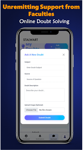 Stalwart Career Institute 24 Stalwart app doubt chat