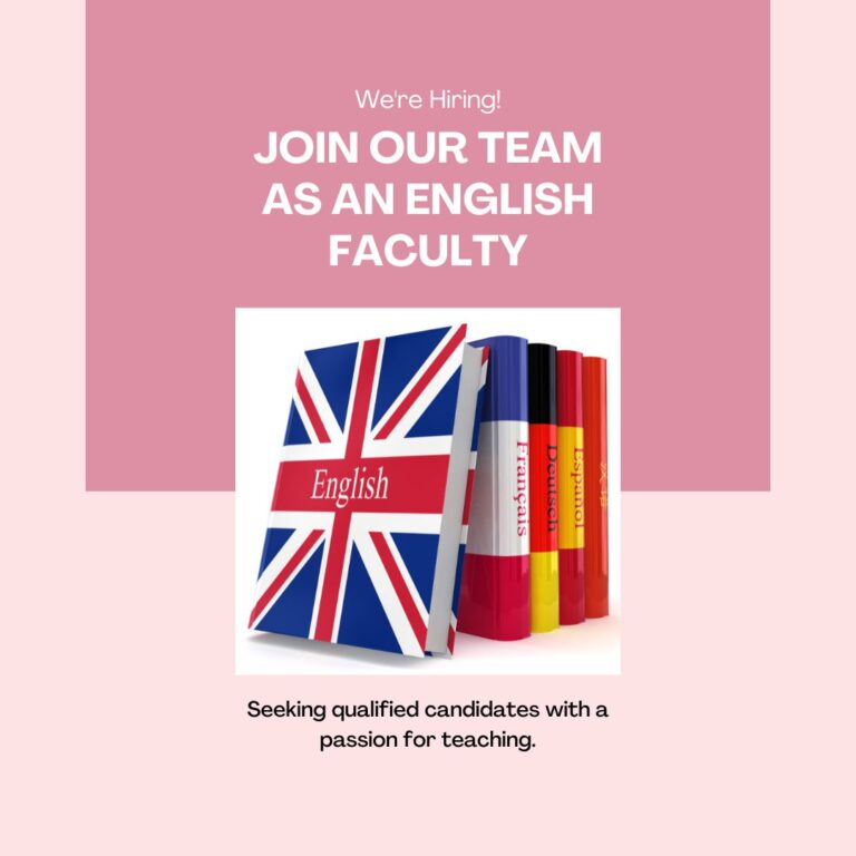 english faculty job in indore